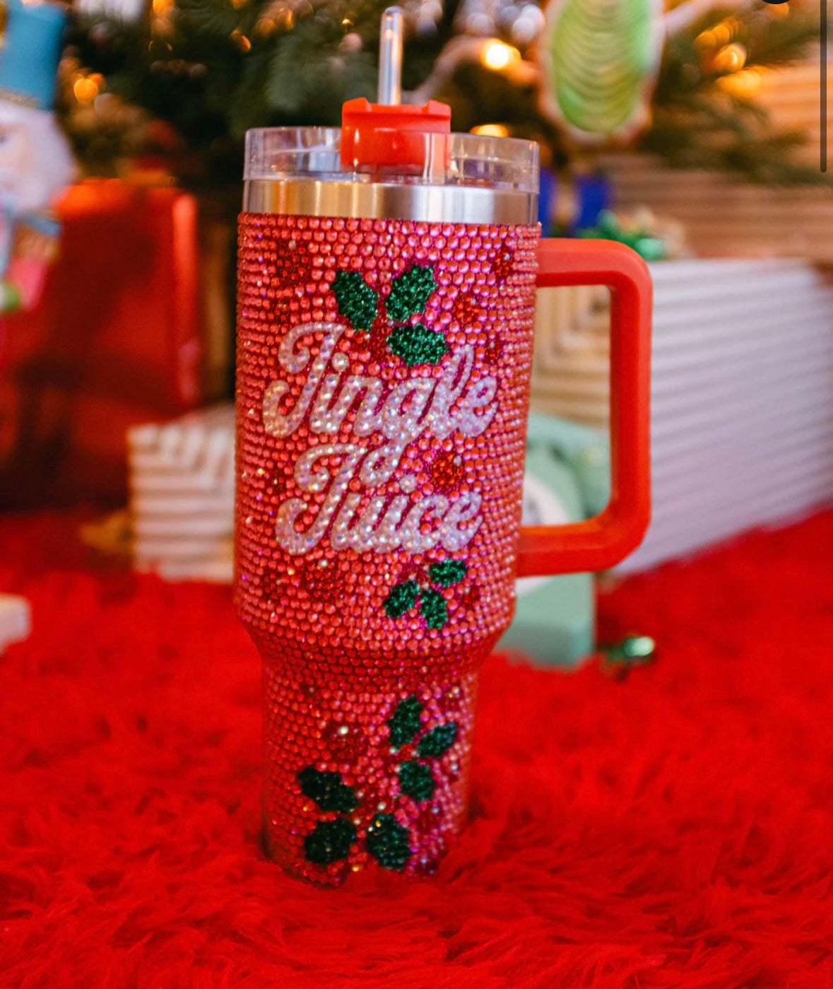 Queen of Sparkles Tumbler Jingle Juice Golden Lily