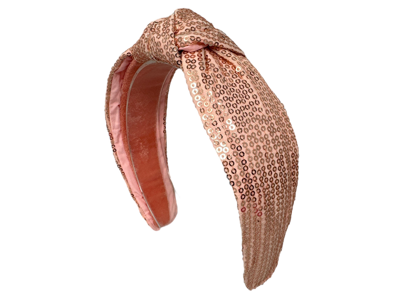 Headband Knot - Sequin - Rose Gold