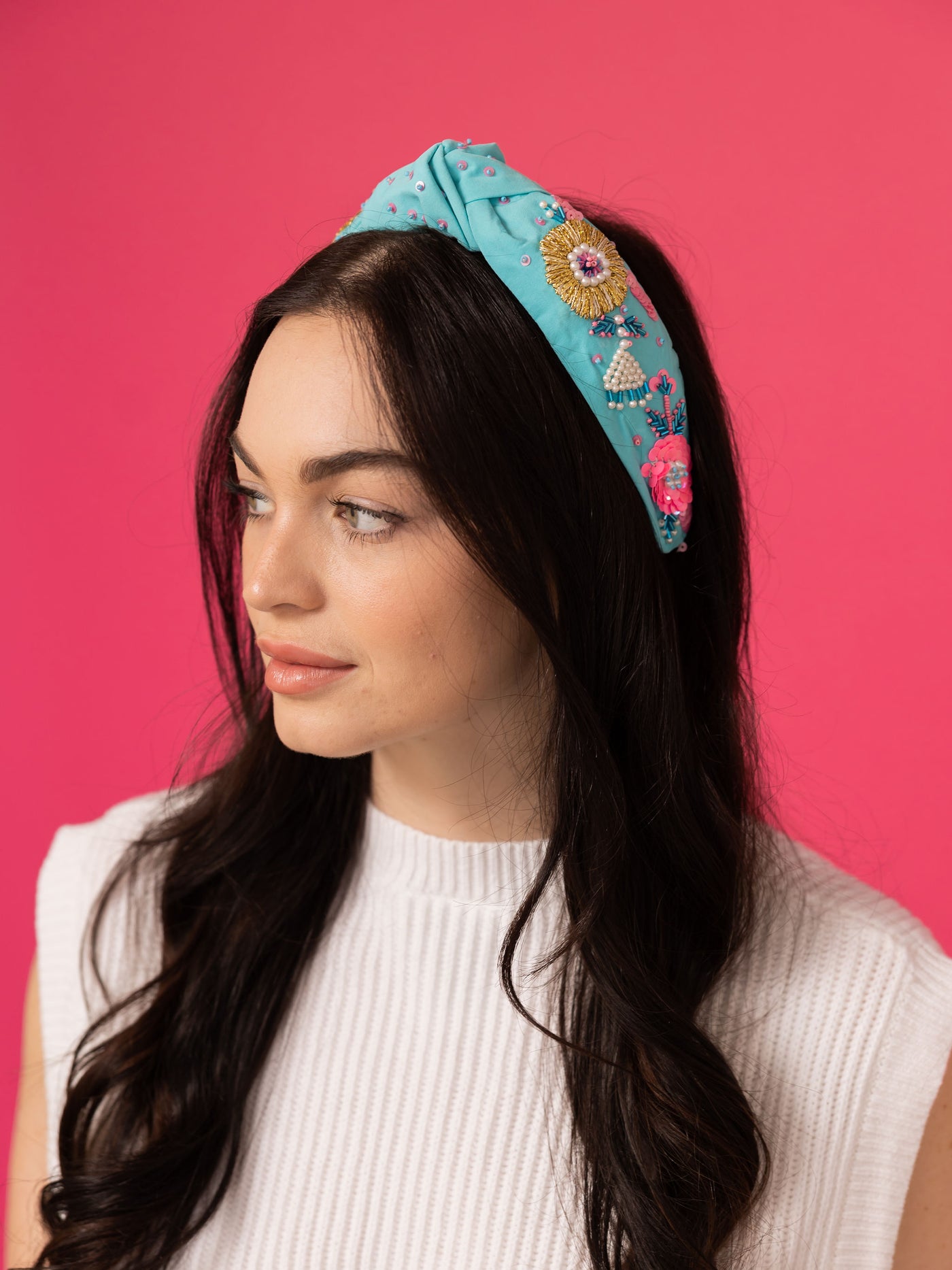 Zoey Headband - Turquoise