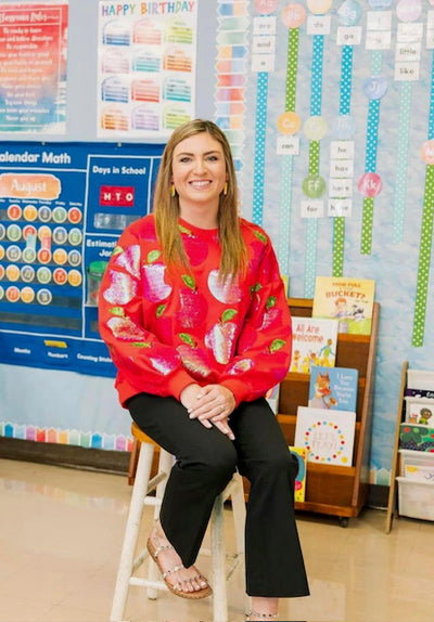 Queen of Sparkles - Apple Sweatshirt