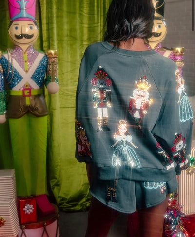 Back_of_Queen_of_Sparkles_-_Dark_Teal_Nutcracker_Ballet_Sweatshirt