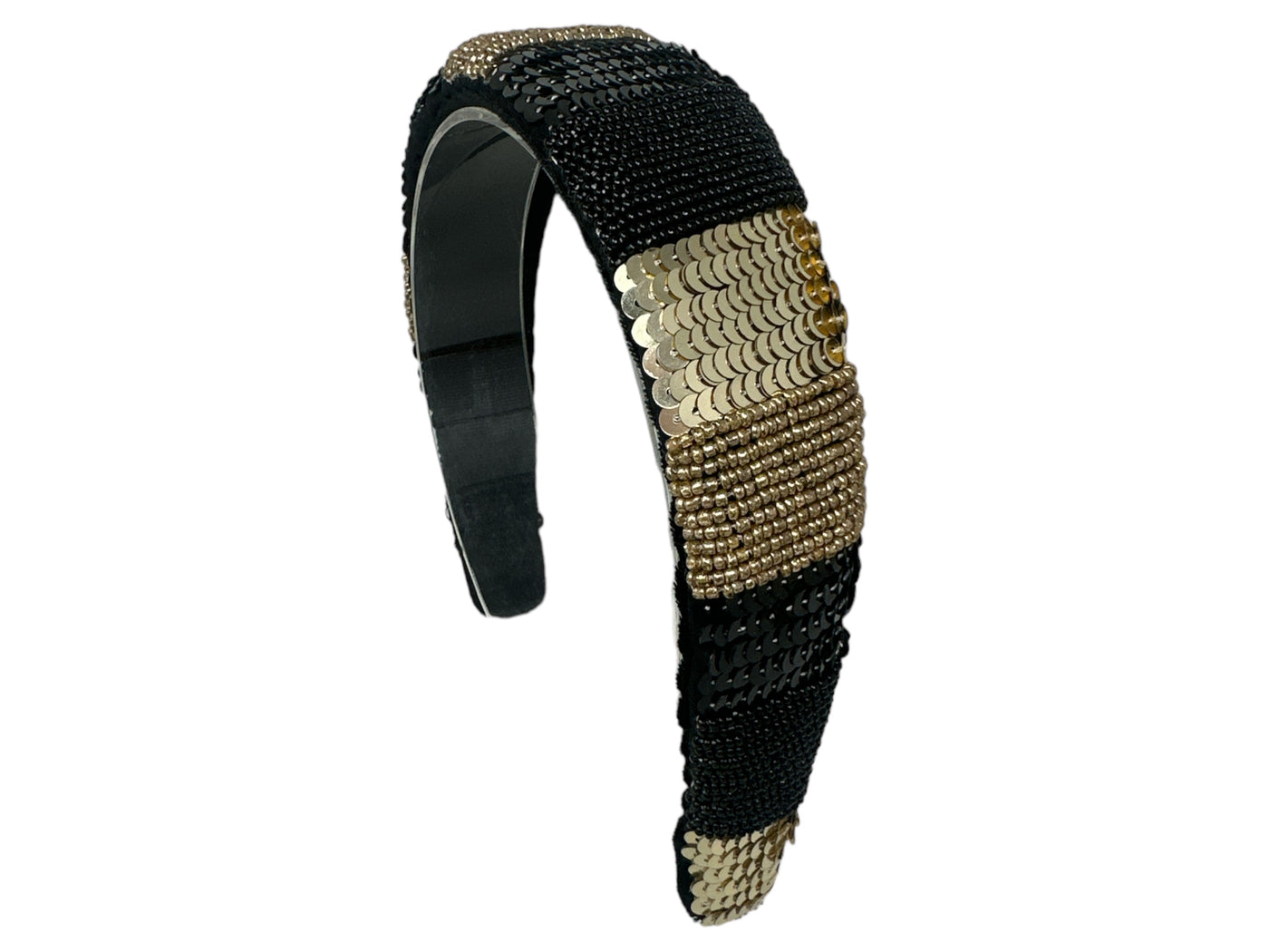 Solid Headband - Game Day - Black and Gold