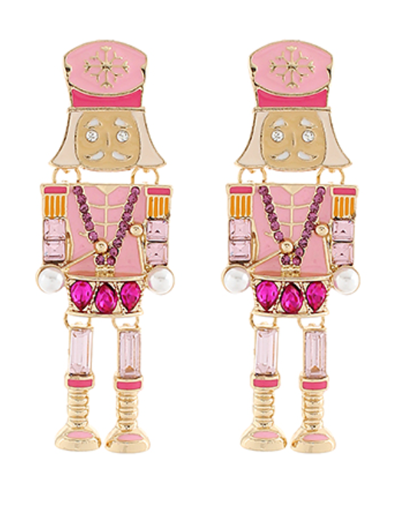 Christmas Nutcracker Stud Earrings 