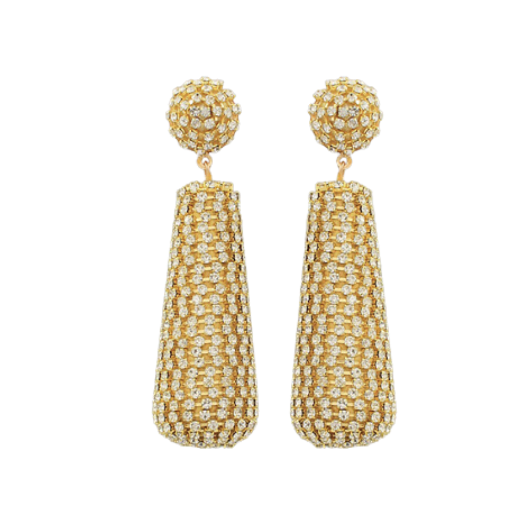 Courtney Earrings - Clear