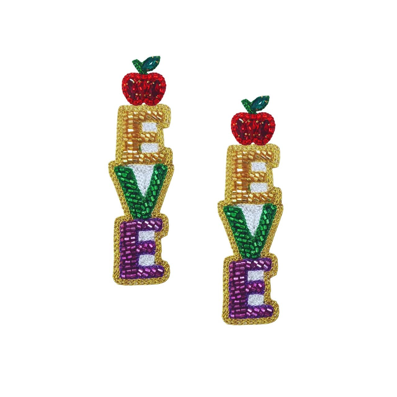 Mardi Gras Earrings - Eve