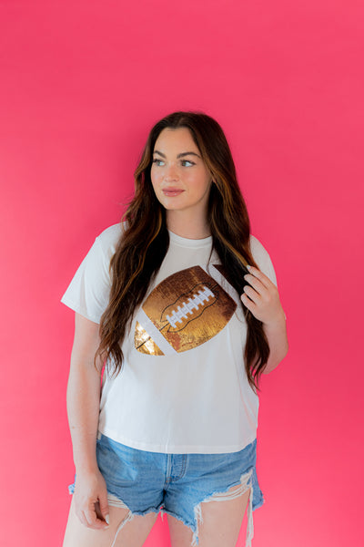 Queen of Sparkles - Football Tee