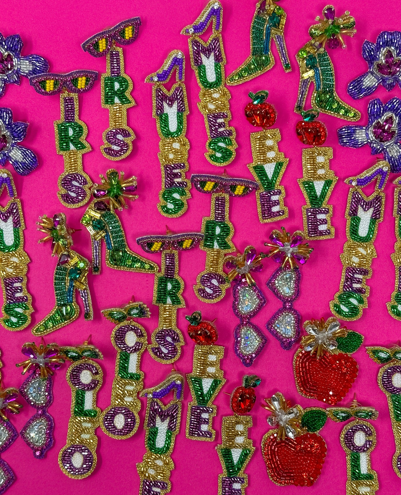 Mardi Gras Earrings - Muses