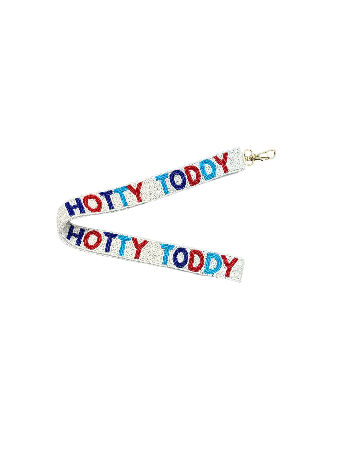 Seed Bead Bag Strap - Hotty Toddy Multi