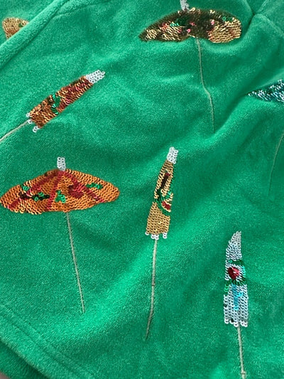 Queen of Sparkles - Umbrella Terry Cloth Top