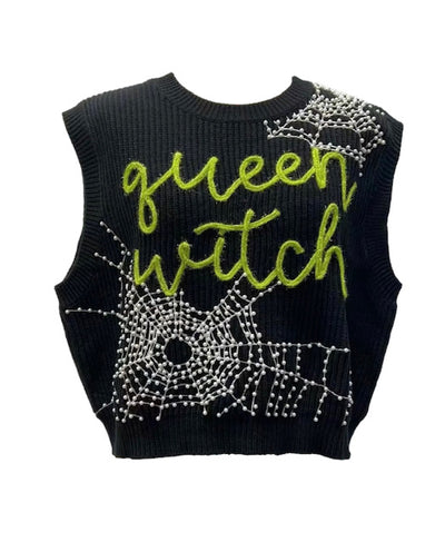 Queen of Sparkles - Queen Witch Sweater Vest