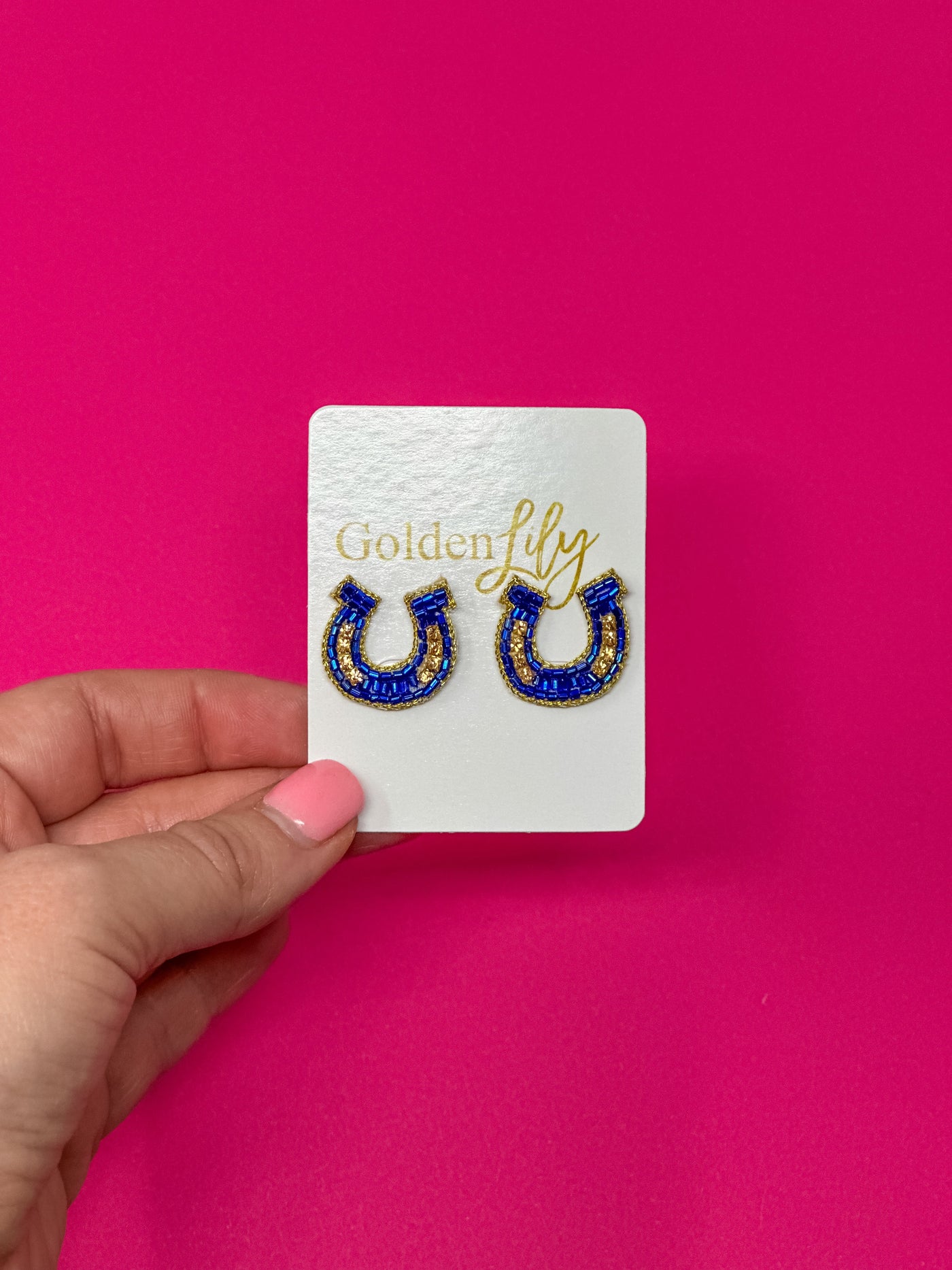 Horseshoe Stud Earrings