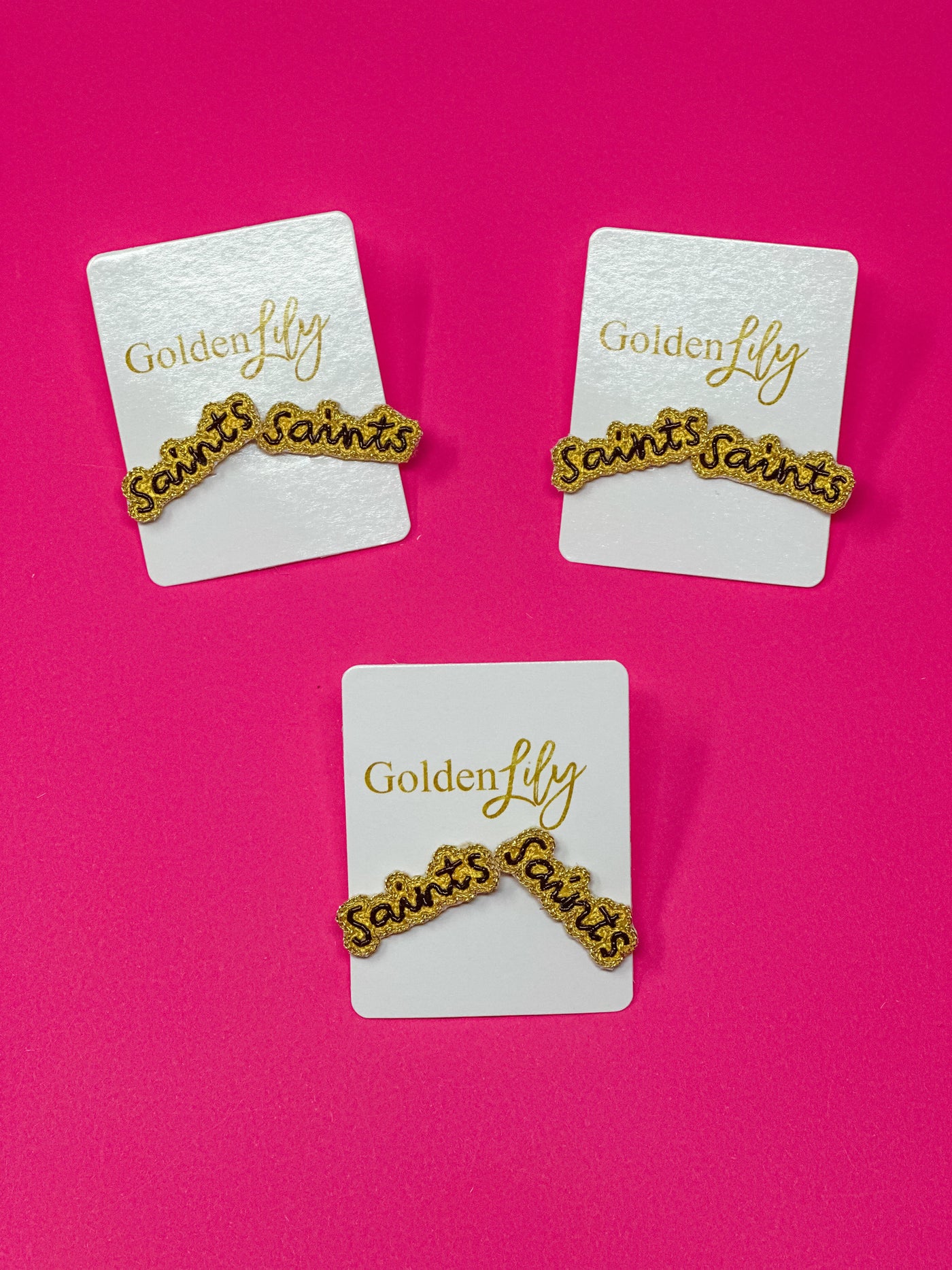 Saints Stud Earrings