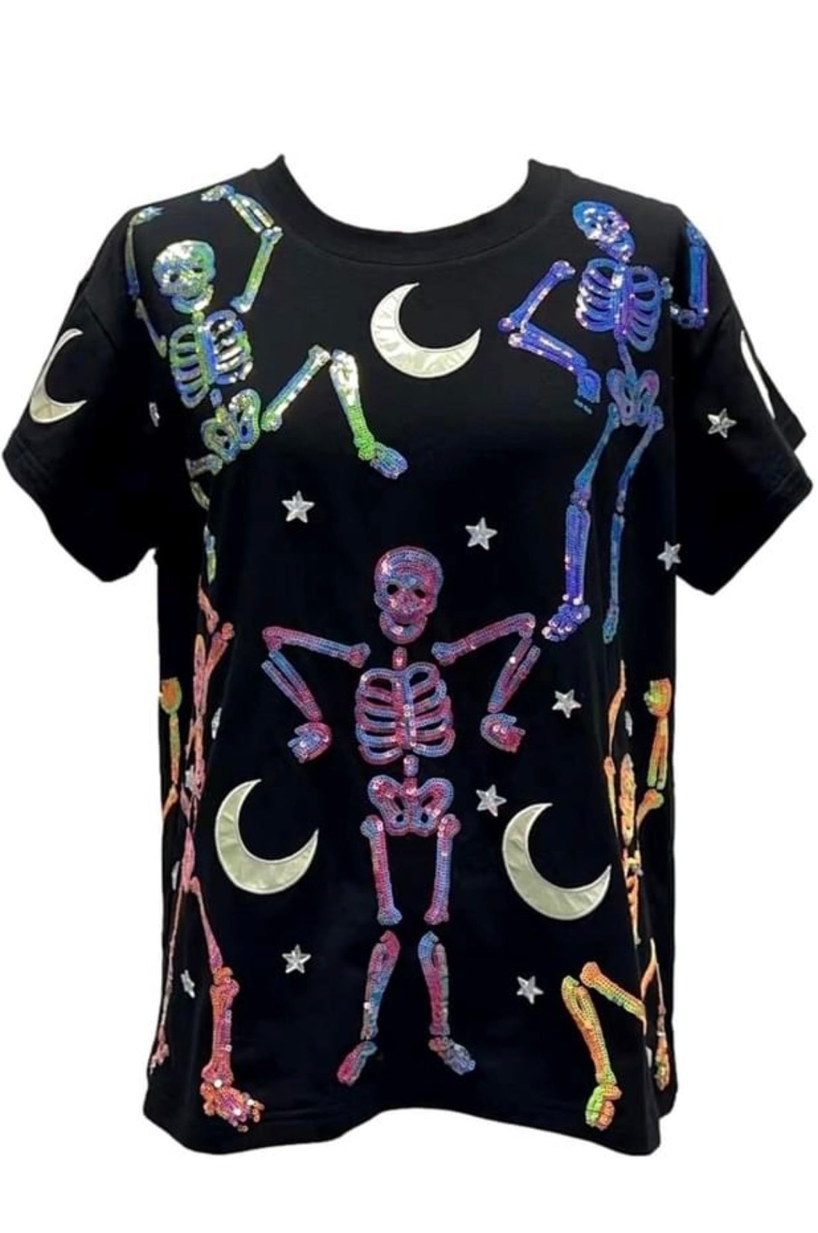 Queen of Sparkles - Halloween Skeleton Tee