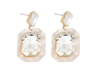 Madee Earrings - Clear