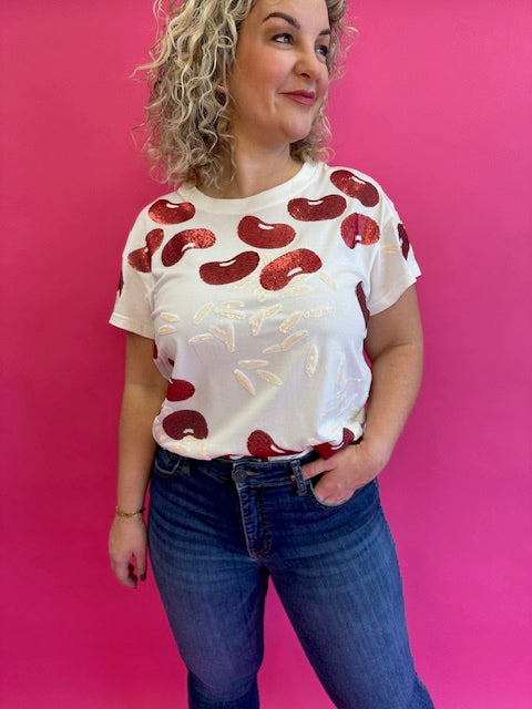 Queen of Sparkles - Red Bean Tee