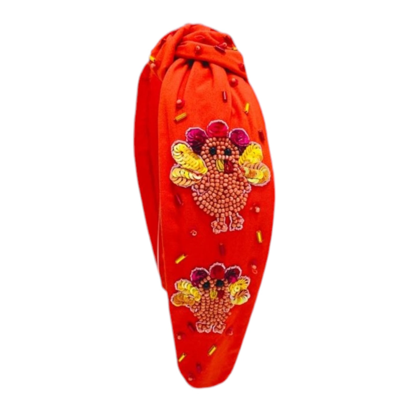 Headband Knot - Sequin Turkey Headband