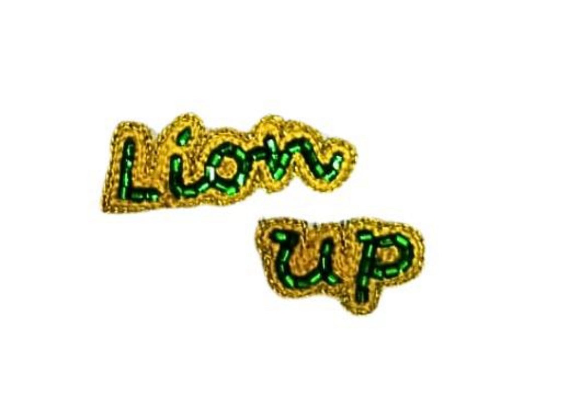 Lion Up Stud Earrings