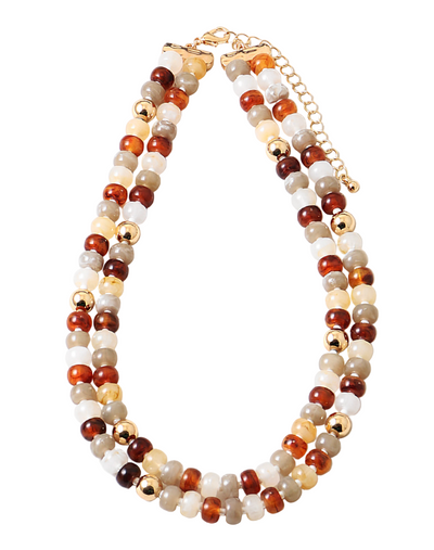 Multi Beaded Necklace 
