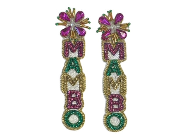 Mardi Gras Mambo Earrings