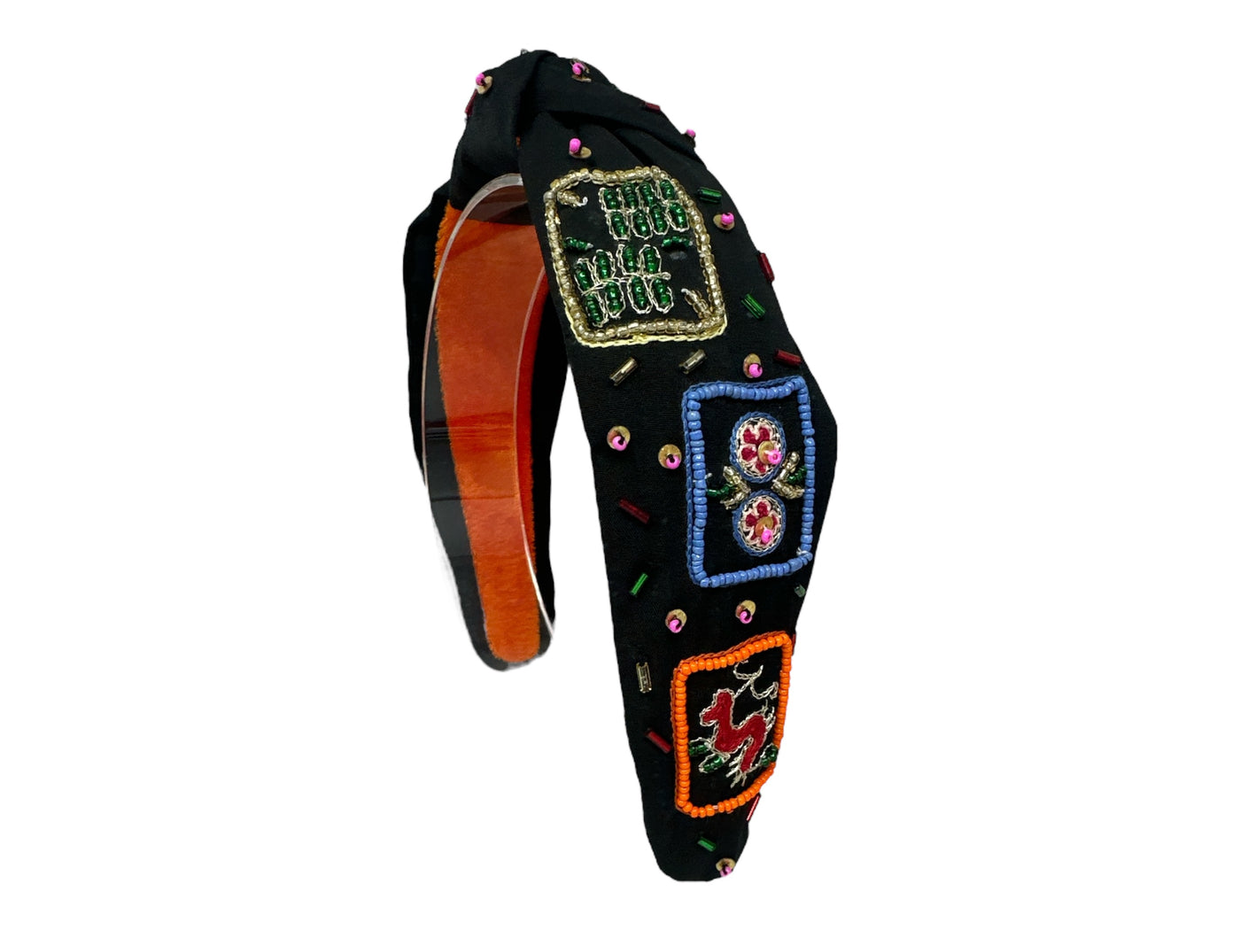 Headband Knot - Mahjong - Black