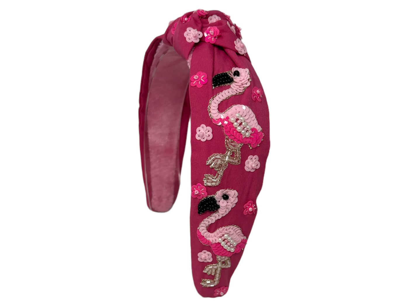 Sequin Flamingo Headband - Pink