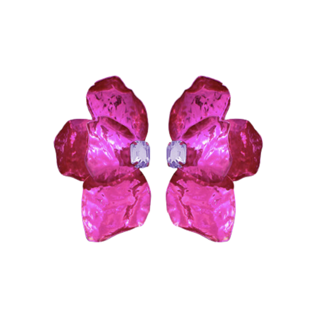 Wing Earrings - Pink