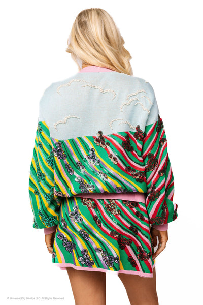 PRE SALE - Queen of Sparkles X Wicked Licensed Yellow Brick Road to Oz Button Up Cardigan