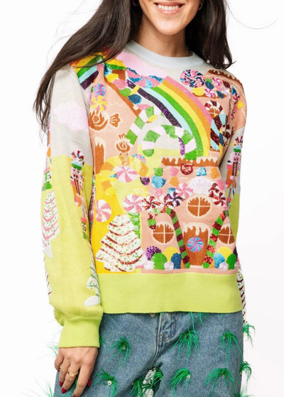 Queen of Sparkles Candy Land Sweater