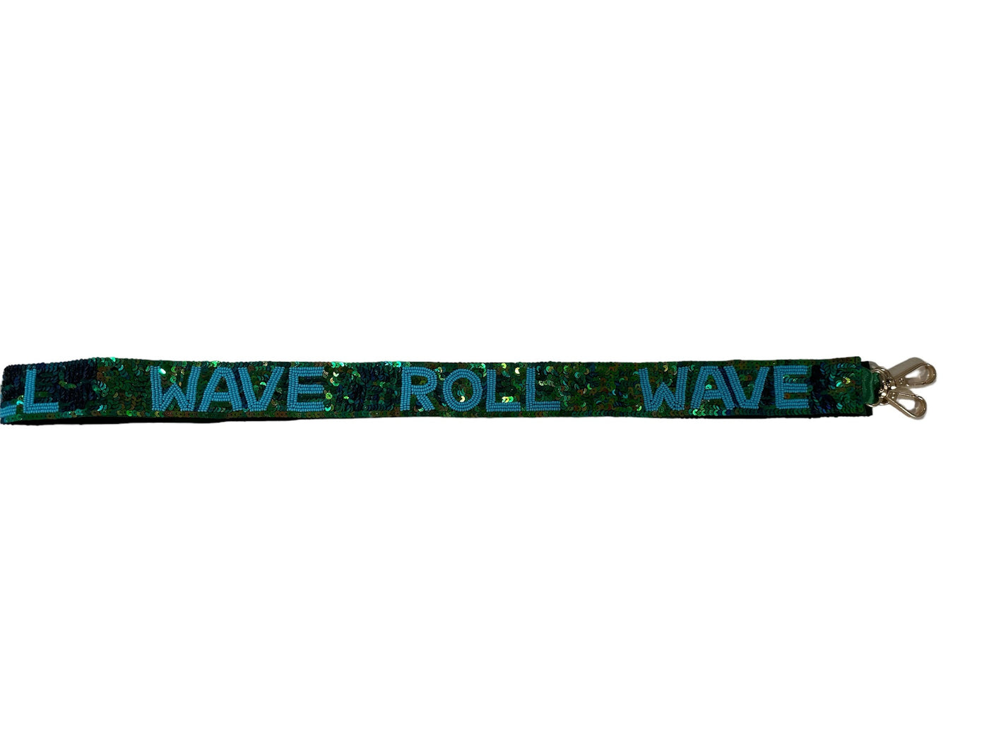 Sequin Bead Bag Strap - Roll Wave