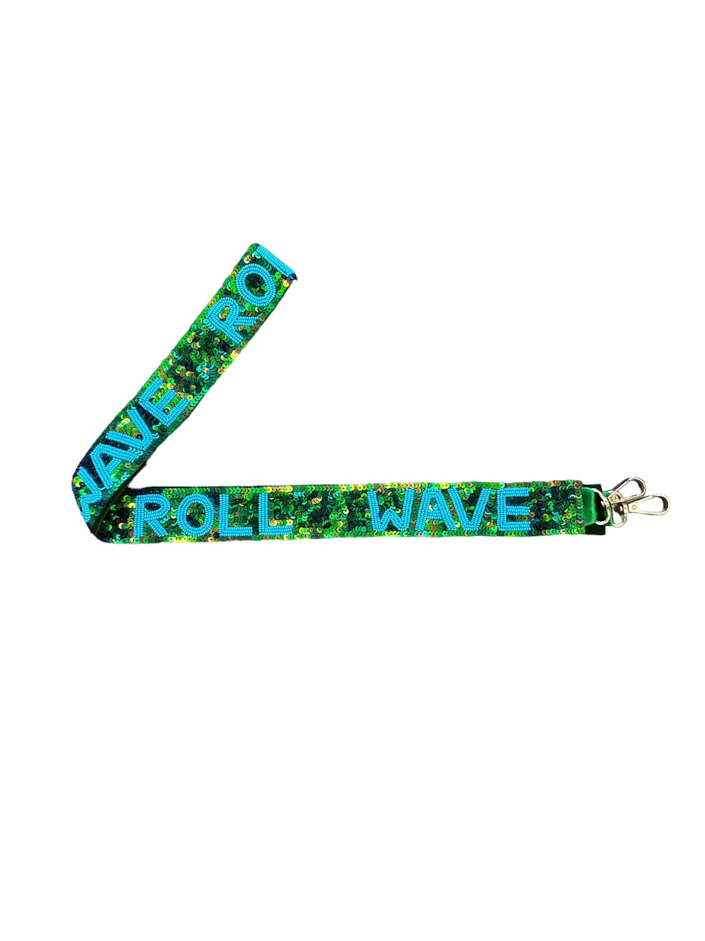 Sequin Bead Bag Strap - Roll Wave