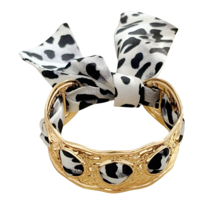 Leopard Scarf Bracelet