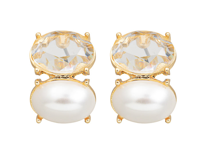 Sherri Earrings - Pearl