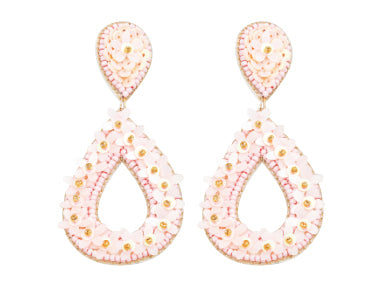 Stephanie Earrings - Light Pink