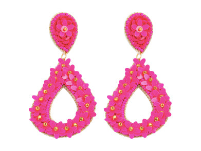 Stephanie Earrings - Pink