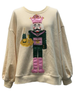 Queen of Sparkles - Nutcracker Sweatshirt - Beige Server