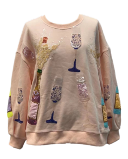Queen of Sparkles - Champagne Sweatshirt