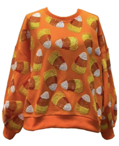 Queen of Sparkles - Candy Corn Sweatshirt