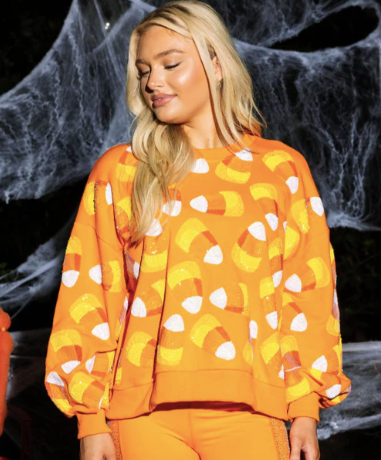 Queen of Sparkles - Candy Corn Sweatshirt