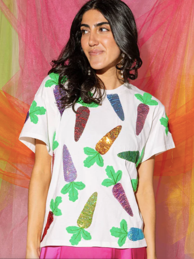 Queen of Sparkles - Easter Carrot Tee