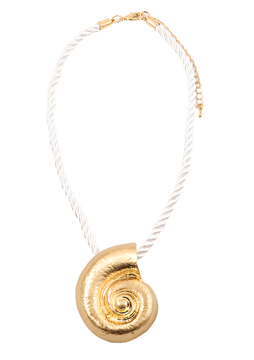 Cord Necklace - Large Shell