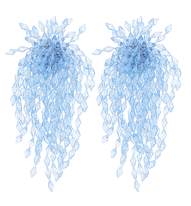 Heather Earrings - Light Blue