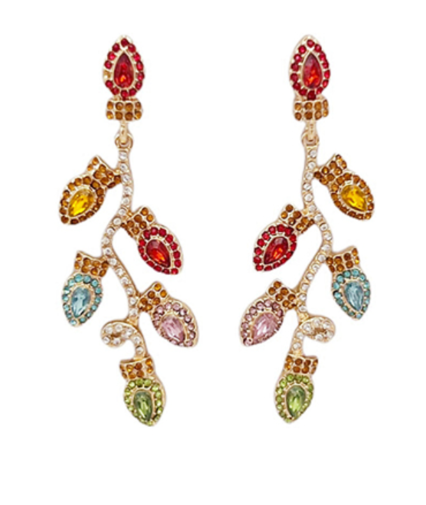 Christmas Light Earrings