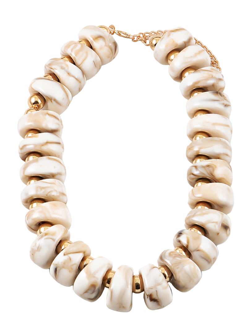 Statement Bead Necklace 