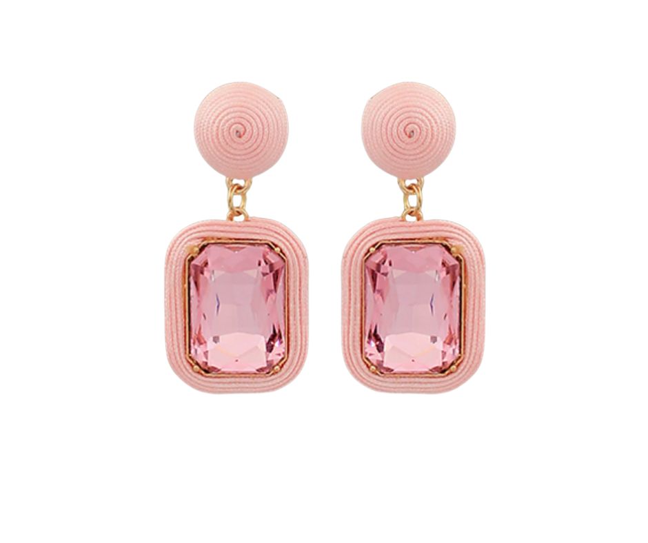 Allie Earrings - Pink