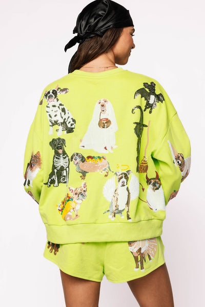 Queen of Sparkles - Halloween Dogs Sweatshirt
