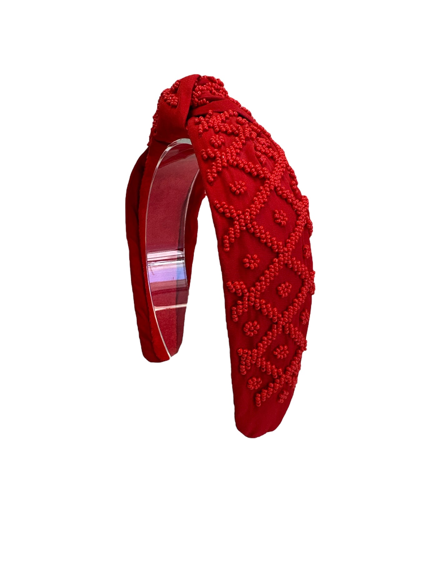 Headband Knot Monochromatic - Red