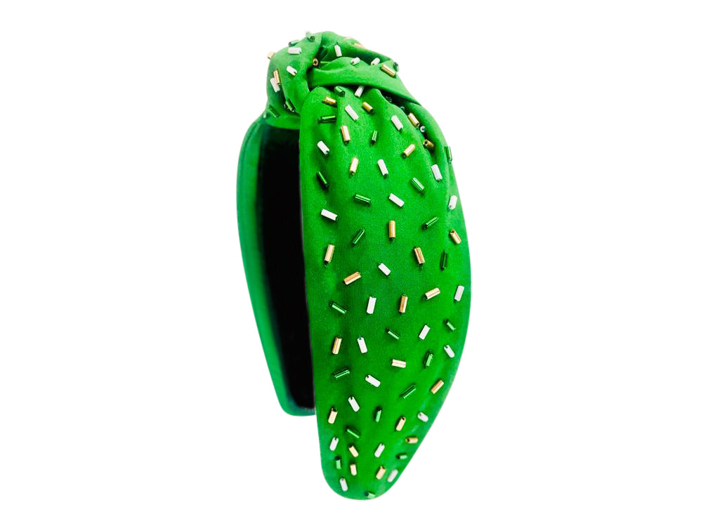 Confetti Headband - Green