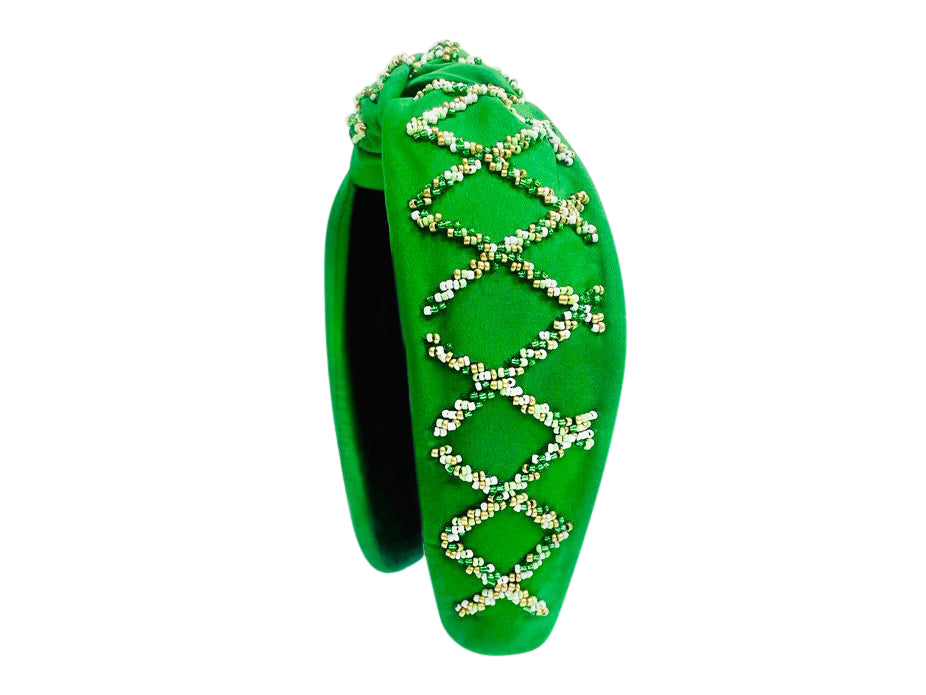 Sprinkle Headband - Green and Gold