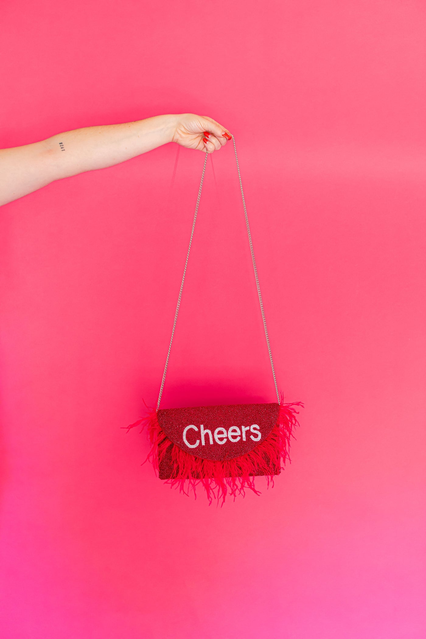 Cheers Feather Bag