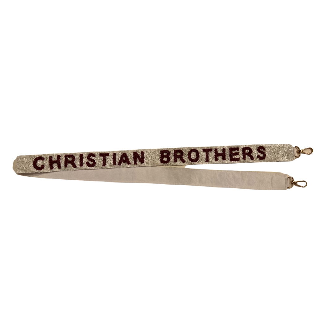 Seed Bead Bag Strap - Christian Brothers